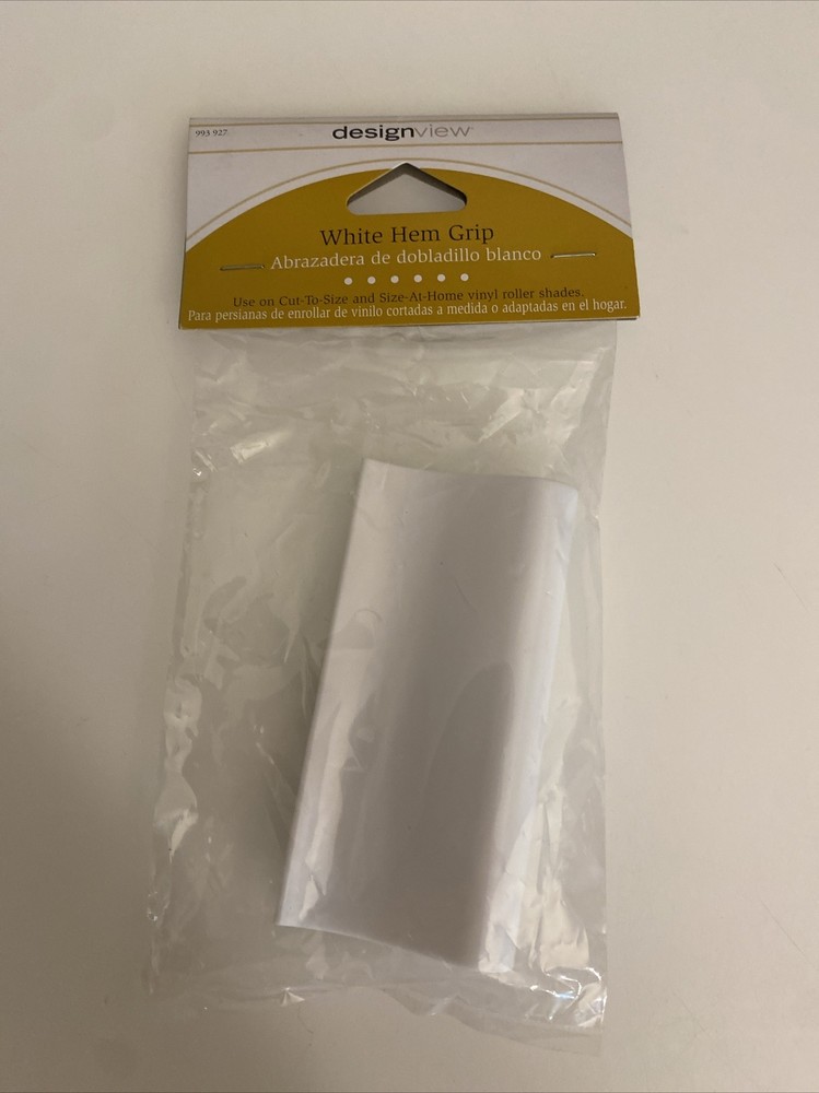 Roller Shade Hem Grips, White  zan