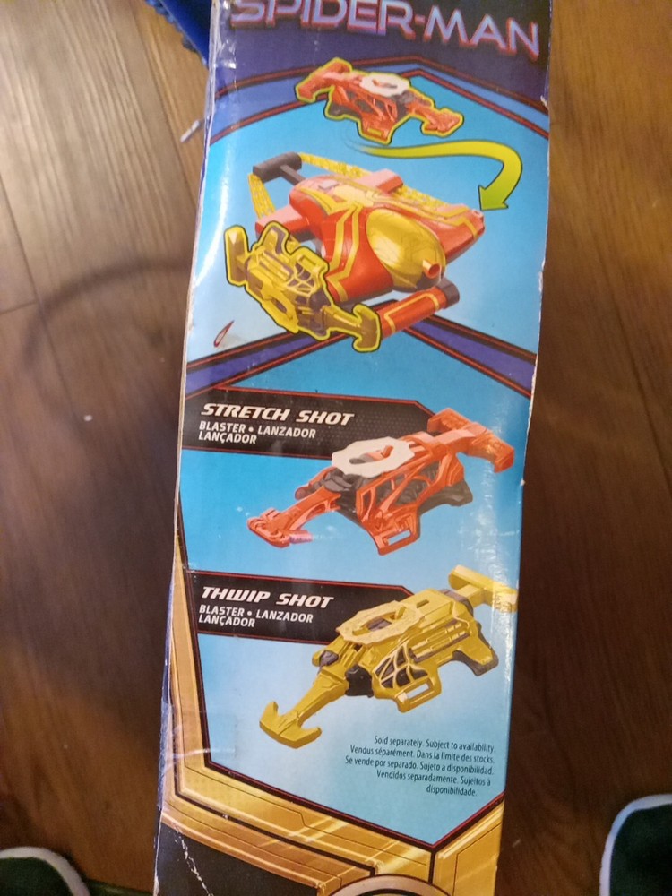 Nerf Spider Man Web Bolt Blaster Marvel New Severely Damaged Box