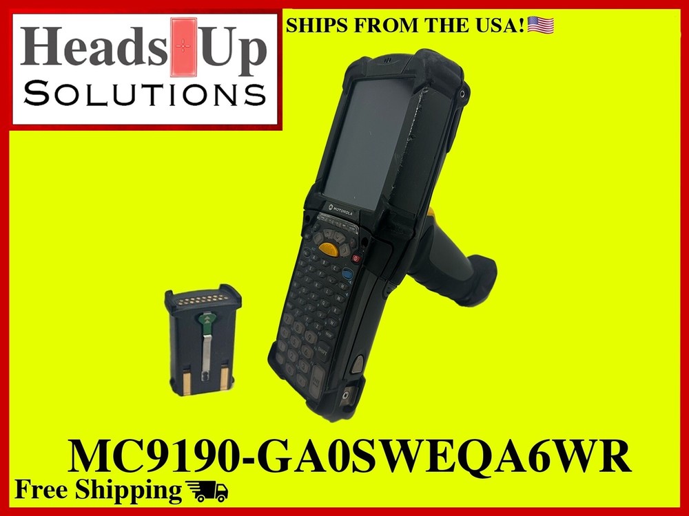 MC9190-GA0SWEQA6WR 1D LASER Barcode Scanner / USED WORKING 🔥⚡️