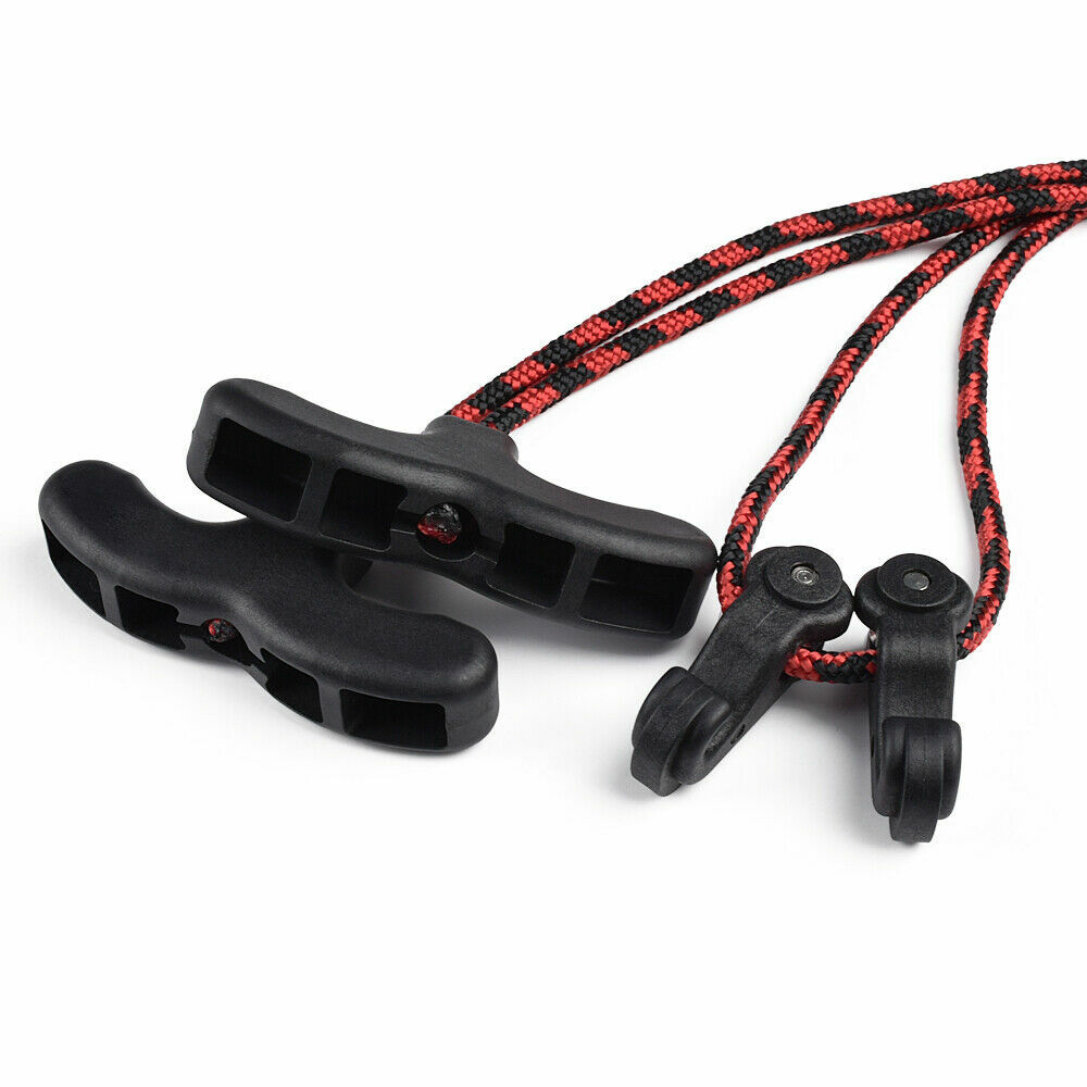 NEW Crossbow Rope String Cocking Device Double Handle Archery Bow Hunting Tool