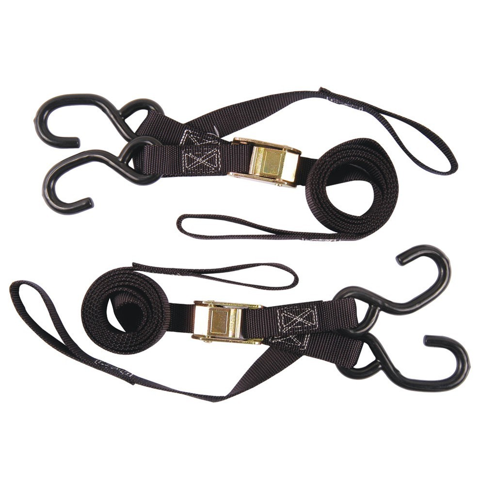 Rider Cargo Soft Loop/Buckle Tie Downs Black RC-1905