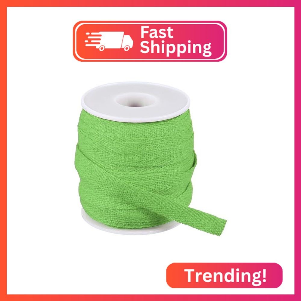 PATIKIL 10mm x 66feet Flat Drawstring Cord Drawstring Replacement Soft Drawstrin