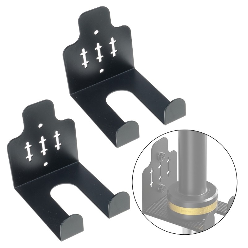 easy installs Gym Wall Brackets Storage Solution for Weightlifting Bar