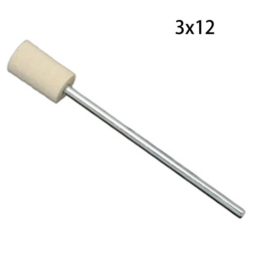 7pcs Wool Grinding Wheel Kit with 65mm Handle for Effective Rotary Tool Use