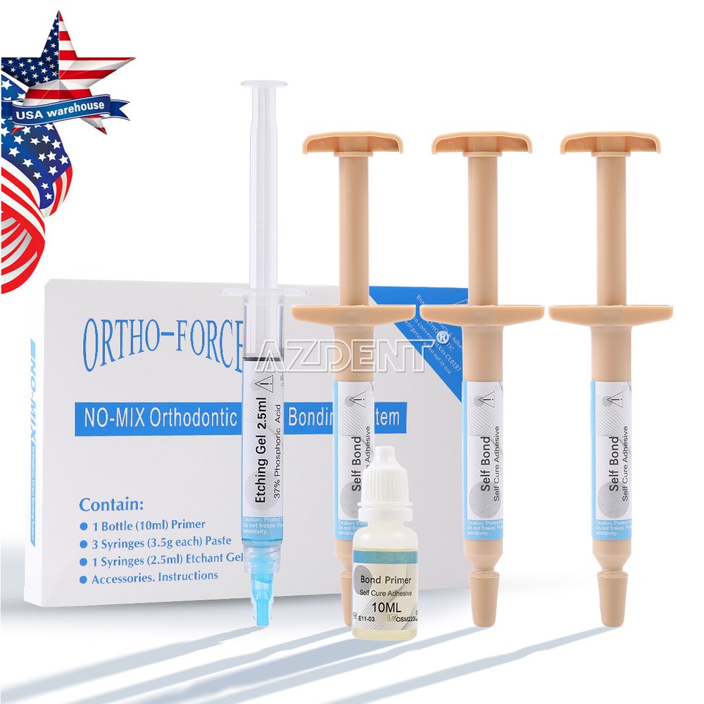 Dental Ortho Direct Paste Adhesive Bonding Self Curing Composite Resin Kit