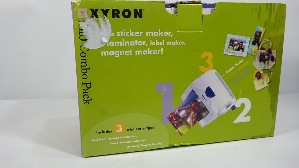 Xyron Model 510 Combo Pack - Sticker - Magnet & Laminator Maker