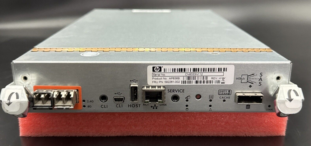 HP AP836B 592261-002 MSA P2000 8GB FC Controller Module