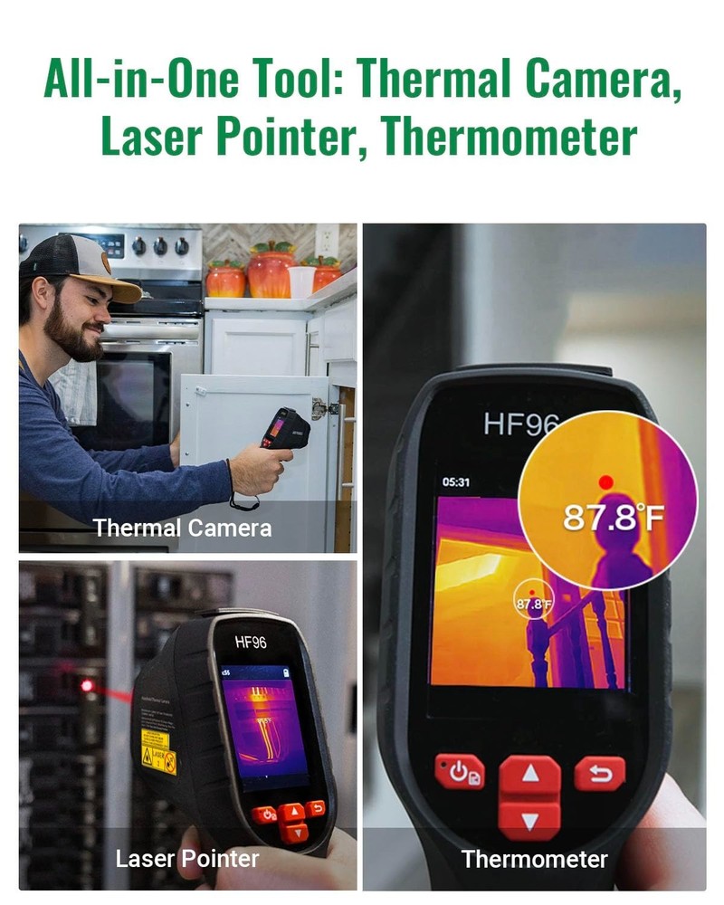 Comprehensive Thermal Imaging Tool - 25 Hz Frequency, Multi-Use Applications