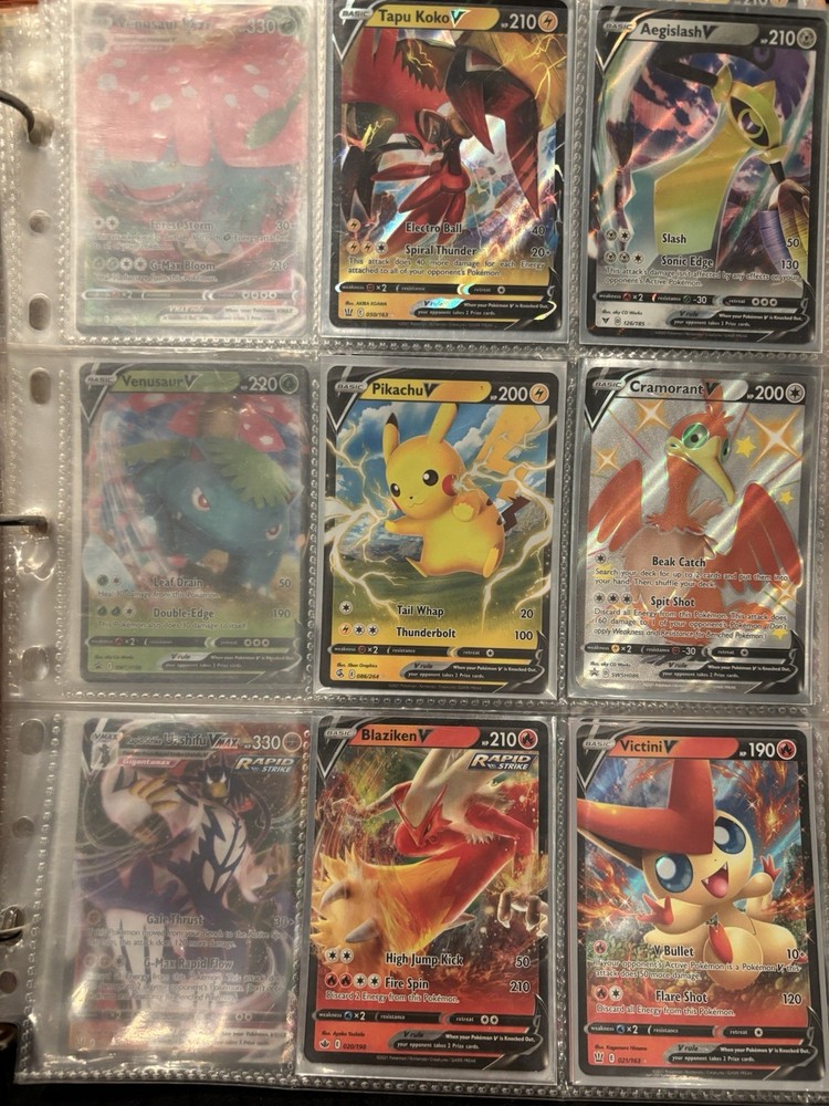 Pokemon Cards In Binder