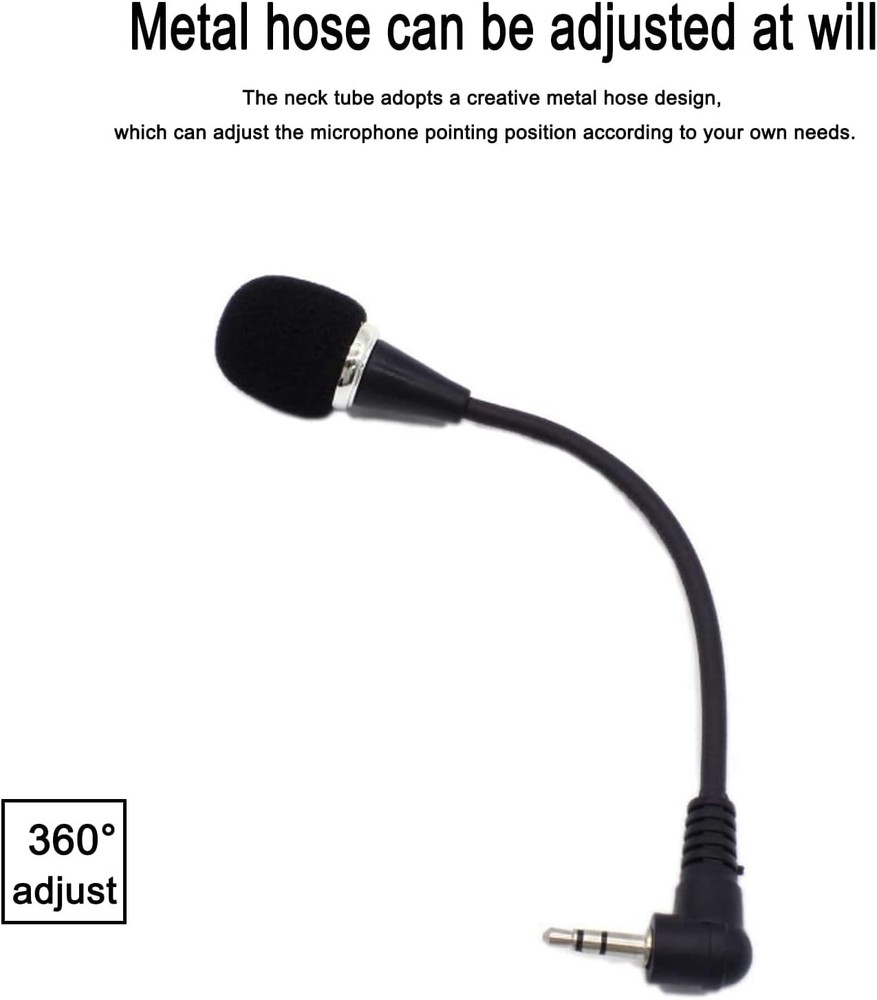 Mini Microphone Mini Notebook Mic 3.5 mm Socket Notebook Microphone, Compatible