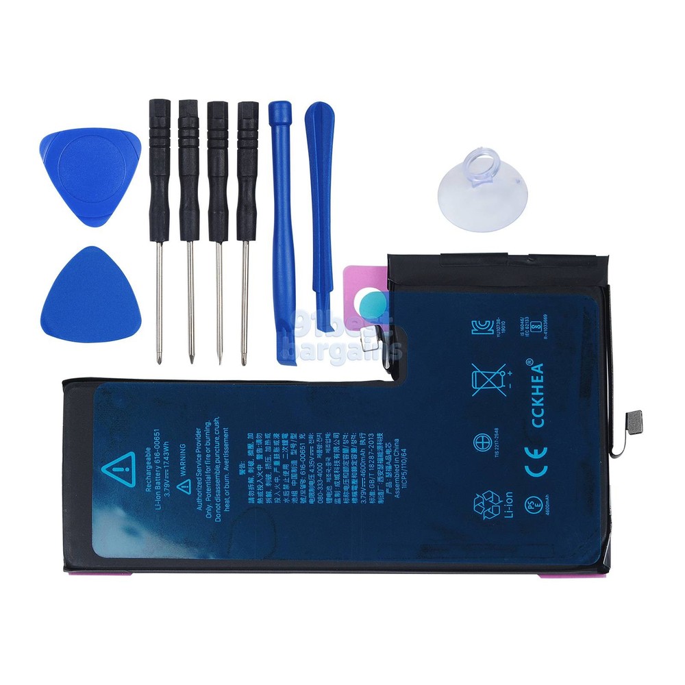 For Apple iPhone 11 Pro Max Battery Internal Replacement 4600 mAh Tool Adhesives