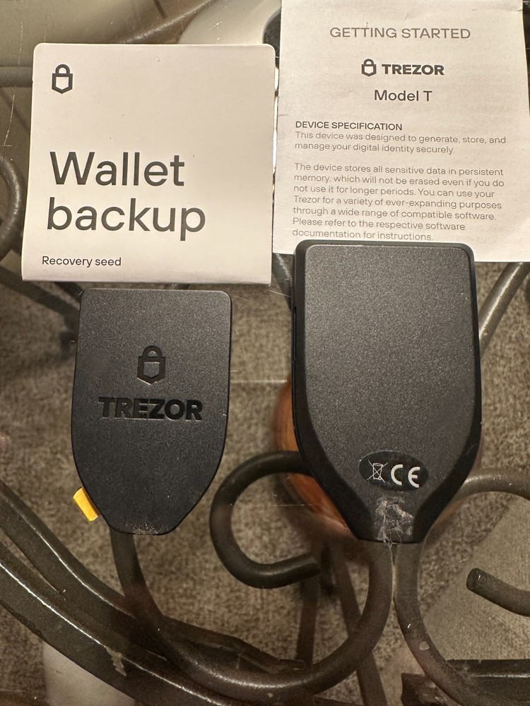 Trezor Model T Cryptocurrency Hardware Wallet