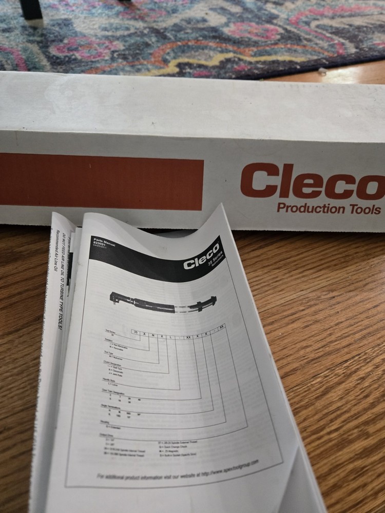 Cleco (35RNAL-7K-3) Pneumatic 3/8" Angle Nutrunner