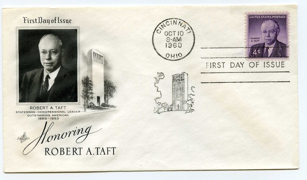 1161 Robert A. Taft, Artcraft,  FDC