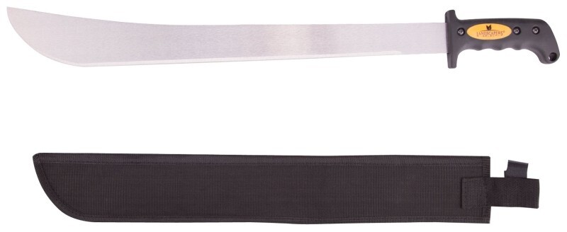 NEW LANDSCAPERS SELECT 22" SOFT GRIP HANDLE CARBON MACHETE WITH SHEATH