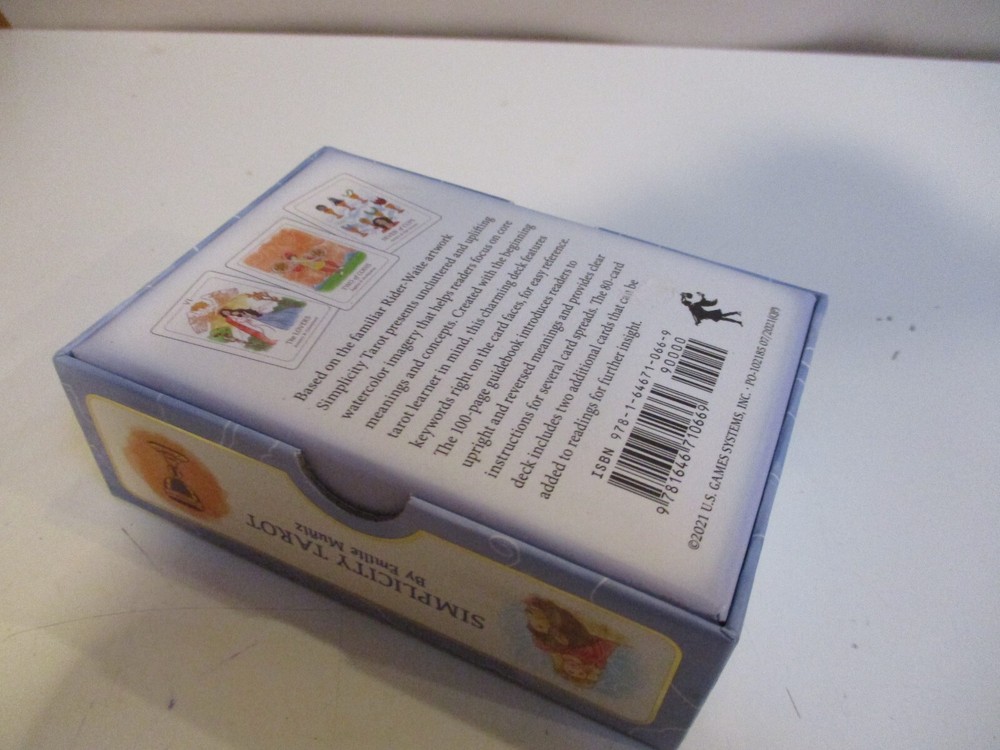 Simplicity Tarot Card Deck by Emilie Muniz Complete and VG+