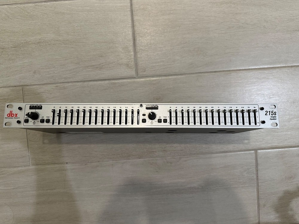 DBX 215S Equalizer Mixer Audio