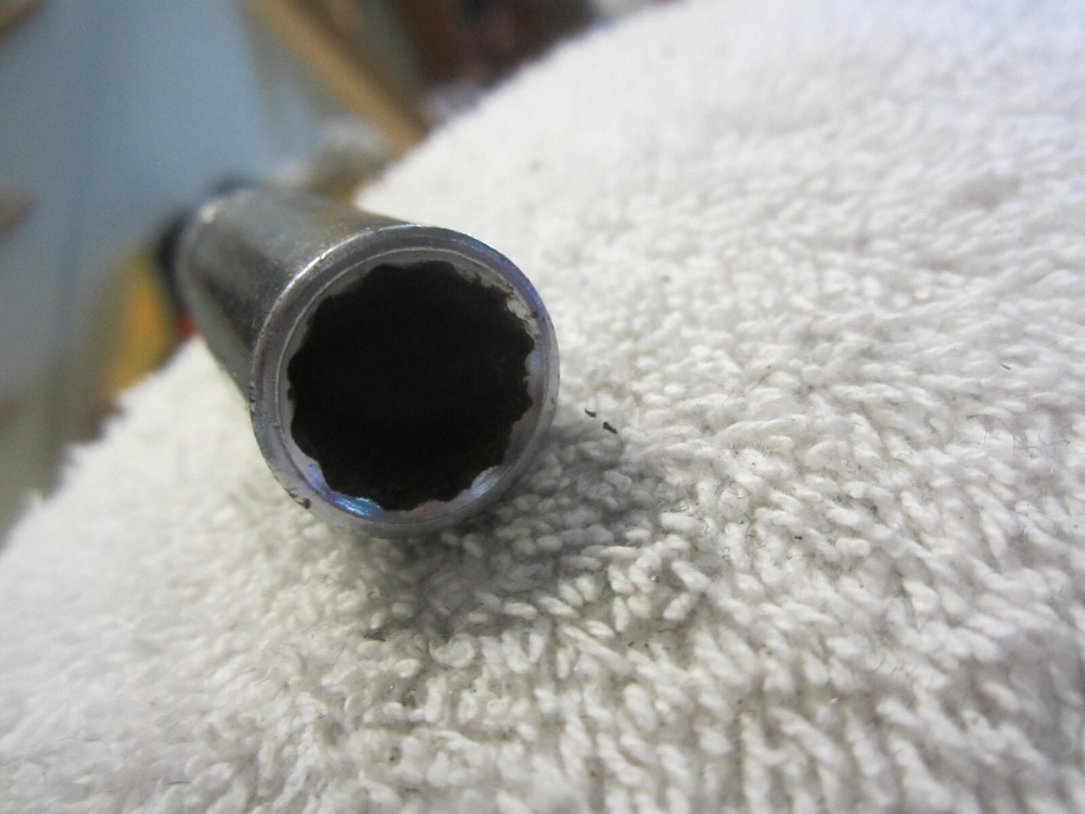 1/2" 12 point deep socket,3/8 drive Ampro chrome vanadium tool