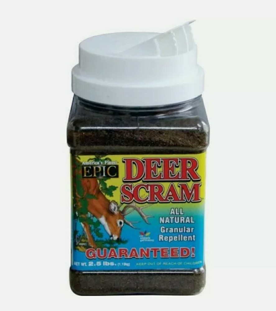 Deer Scram 1003 Deer Scram Granular Repellent, 2.5-Lbs. - Quantity 1