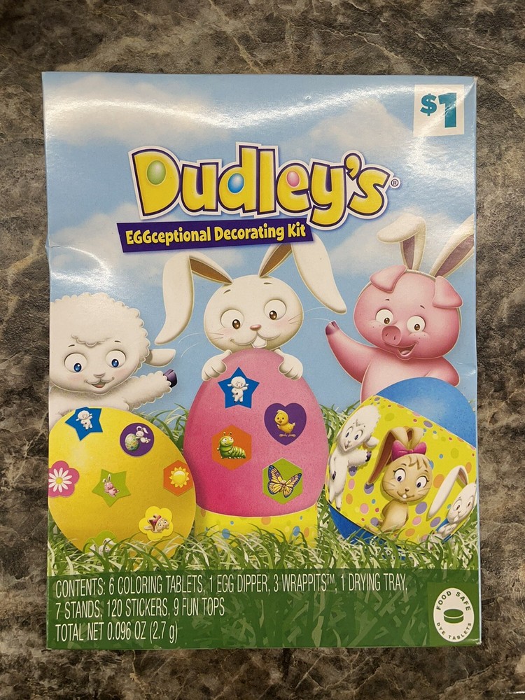 Dudley's Eggceptional Easter Egg Dye & Decorating Kit