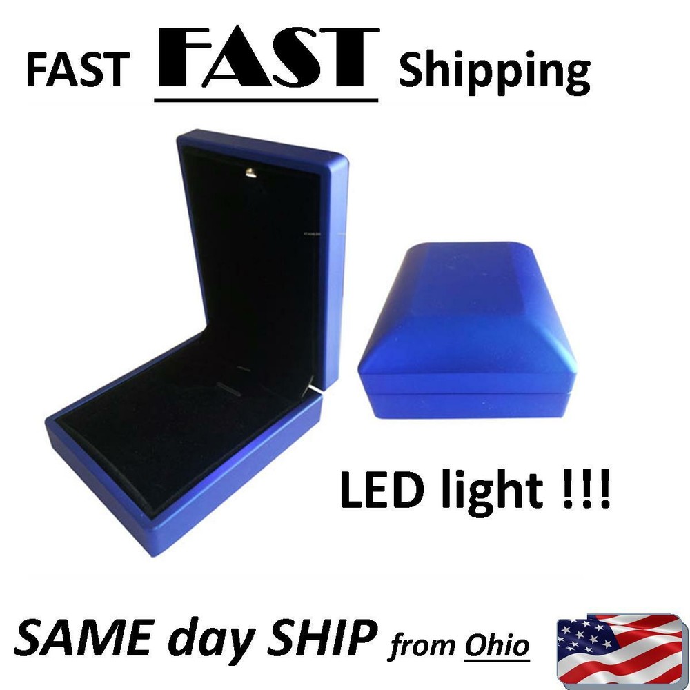 FANCY luxury LED lighted Necklace Box - Gift box for Necklace
