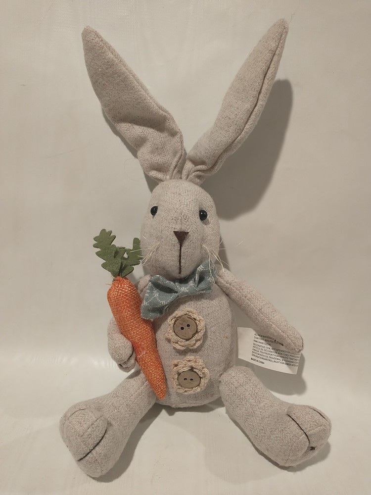 Home Decor Easter Bunny Stuffed animal Bottons, Carrot