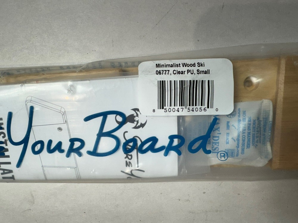 Store Your Board Wood Ski Display
