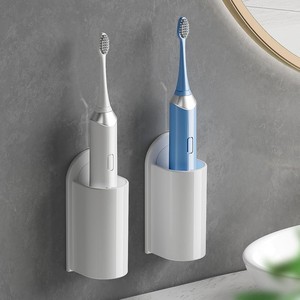 Electric Toothbrush Holders, Wall Mounted Tooth Brushing Holder for Bathroom
