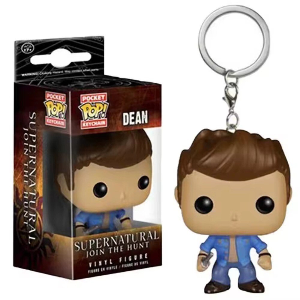Funko Pop! Keychain Supernatural: Dean, Sam, Castiel With Wings