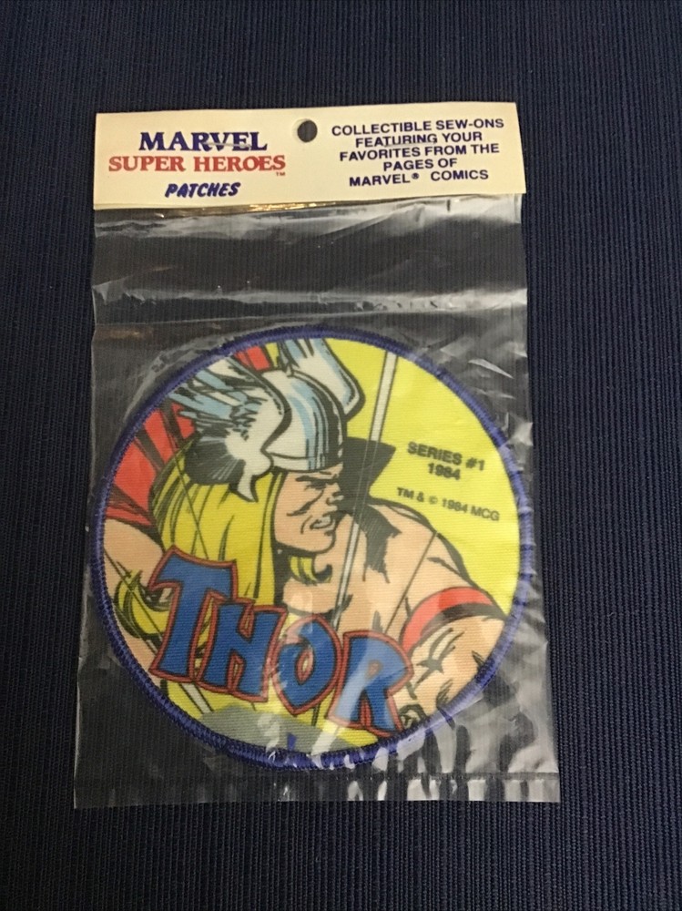 Marvel Super Heroes Patches Thor 1984