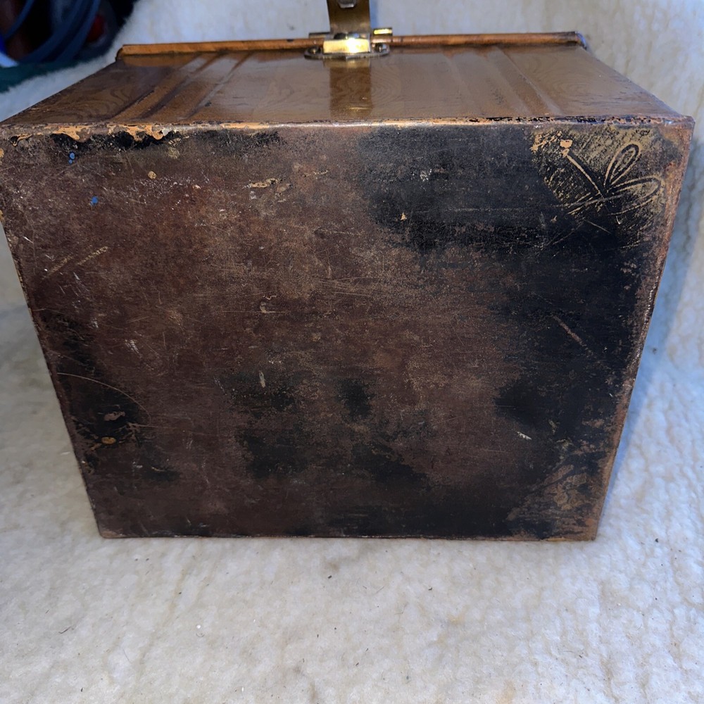 Vintage Metal Dome Trunk