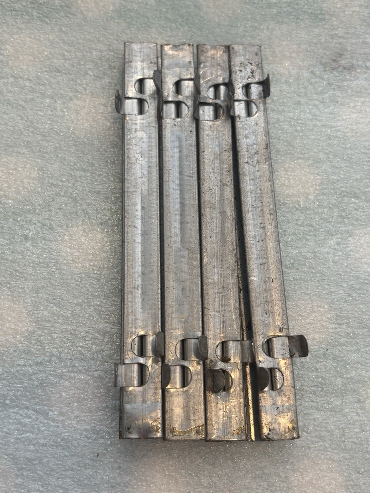 Set (4) Coleman 252A Lantern Quad Glass Channels