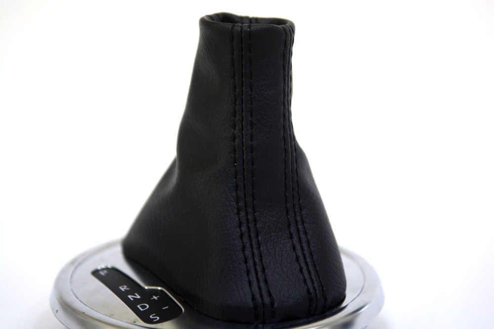 Automatic Shift Boot Replacement Cover PVC Leather Fit for VW Beetle 12-19 Black