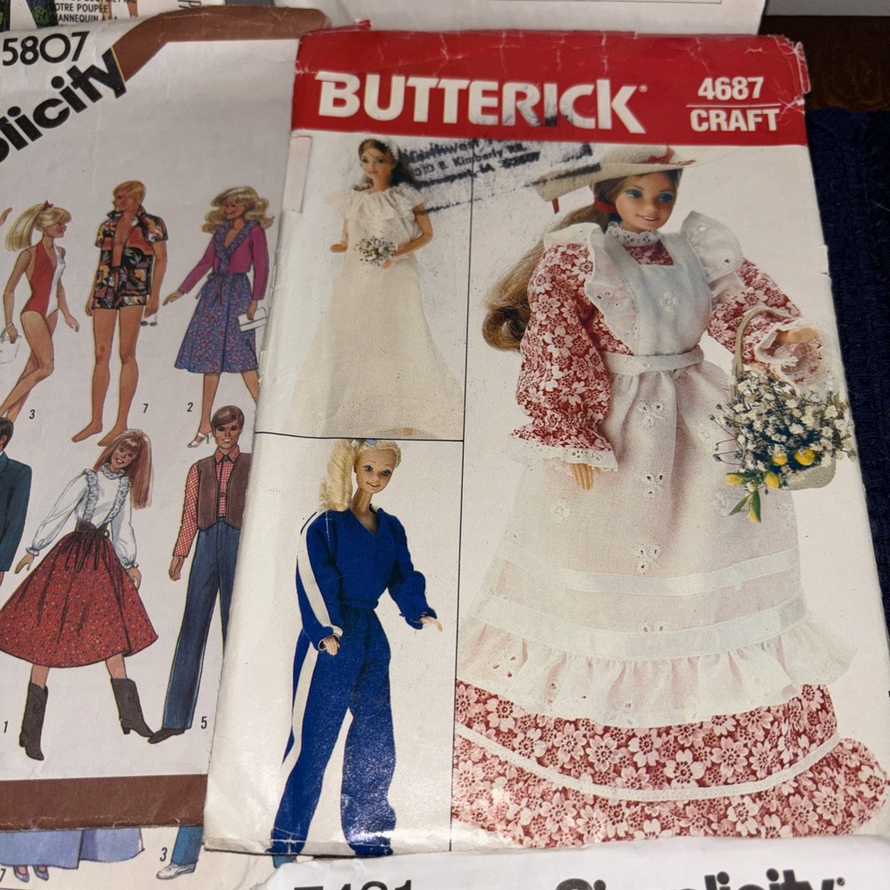 29 Vintage Doll Clothes Sewing Patterns