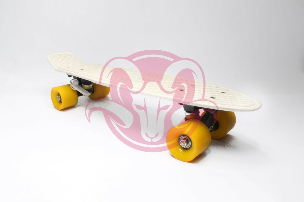 Penny 22'' Skateboard White Yellow Complete