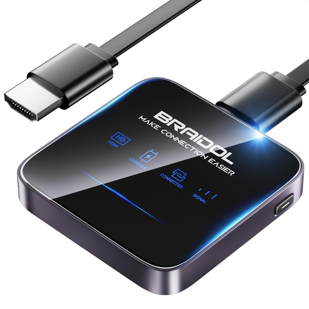 2026 Upgraded Wireless HDMI Display Dongle Adapter, Transmitter Streaming Med...