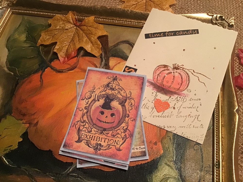 ~ HALLOWEEN Adhesive Stickers/Seals 8 FALL 🎃~