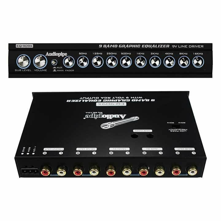Audiopipe 9 Band Equalizer EQ909X