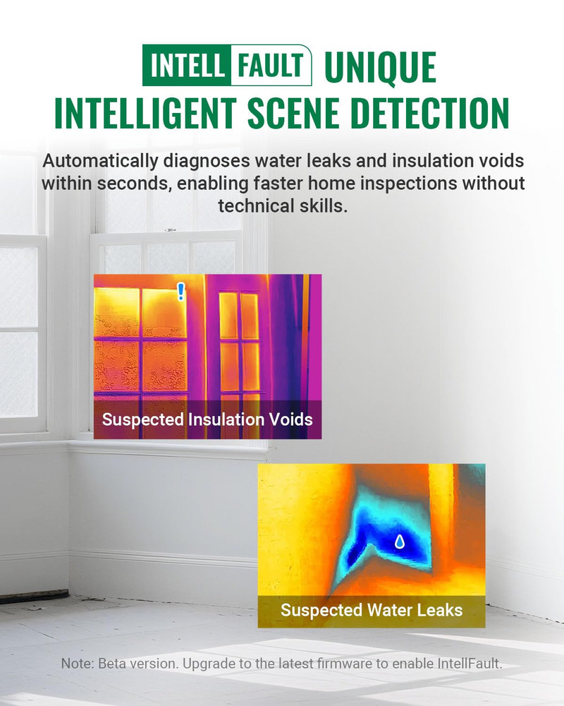HP96 Thermal Imaging Camera,3.5" Touch Screen Thermal Camera with Visual Camera,