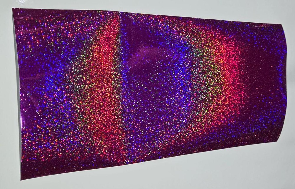Raspberry Sequins Sign Vinyl 24" x 10 ft