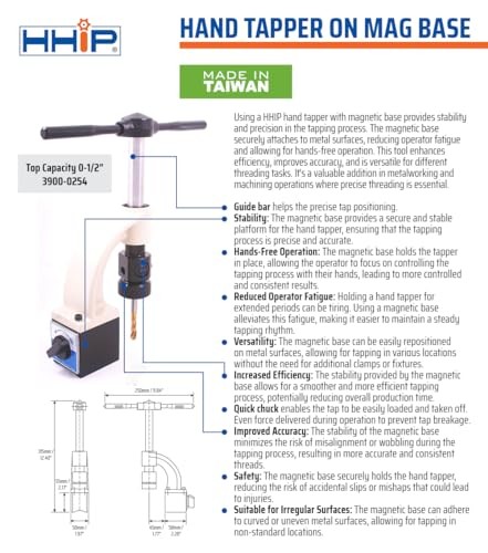 Hand Tapper Tool on Magnetic Base