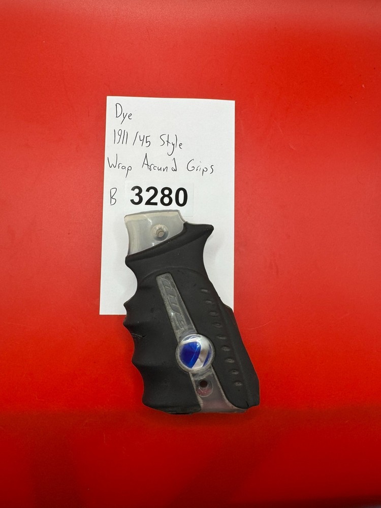 Dye 1911/45 Style Wrap Around Grips Black