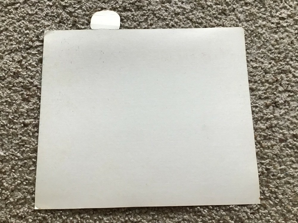 1972 Vantage Cigarettes, original cardboard advertising sign.