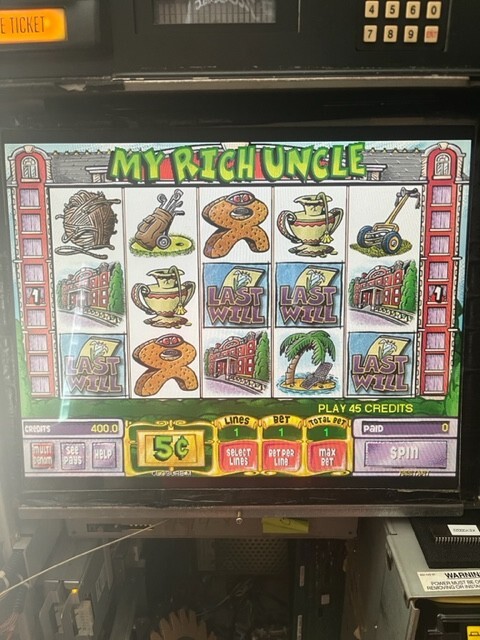 IGT I-GAME My Rich Uncle Software