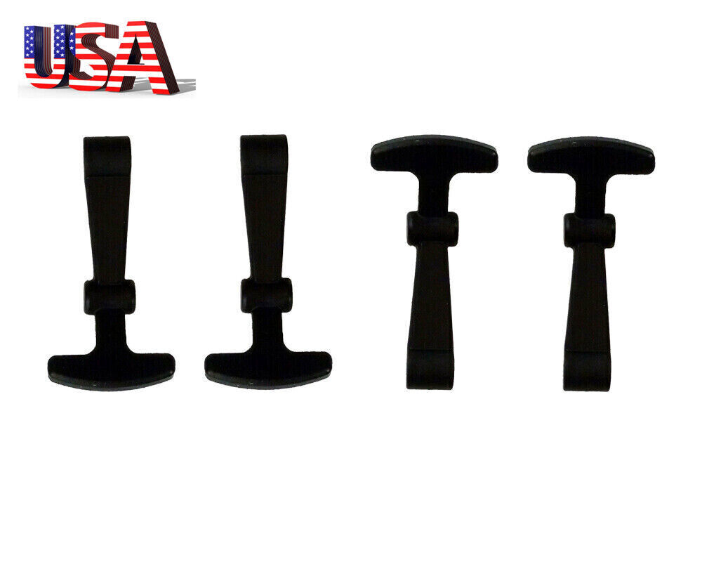 Heavy Duty Replacement Black Cooler Latches Compatible with YETI RTIC 4Pack