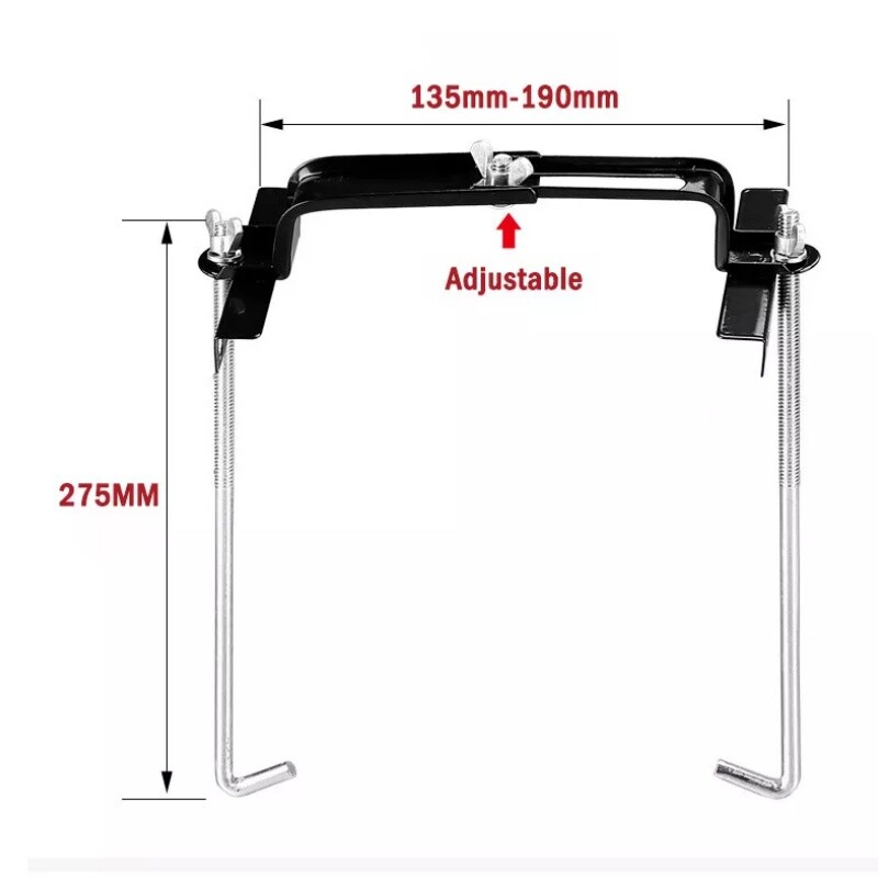 27.5cm/10.8" Car Storage Battery Holder Adjustable Stabilizer Rack Mount Bracket