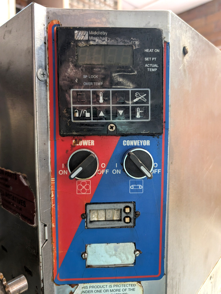 Middleby Marshall Natural Gas Double Stack Conveyor Pizza Oven PS536G