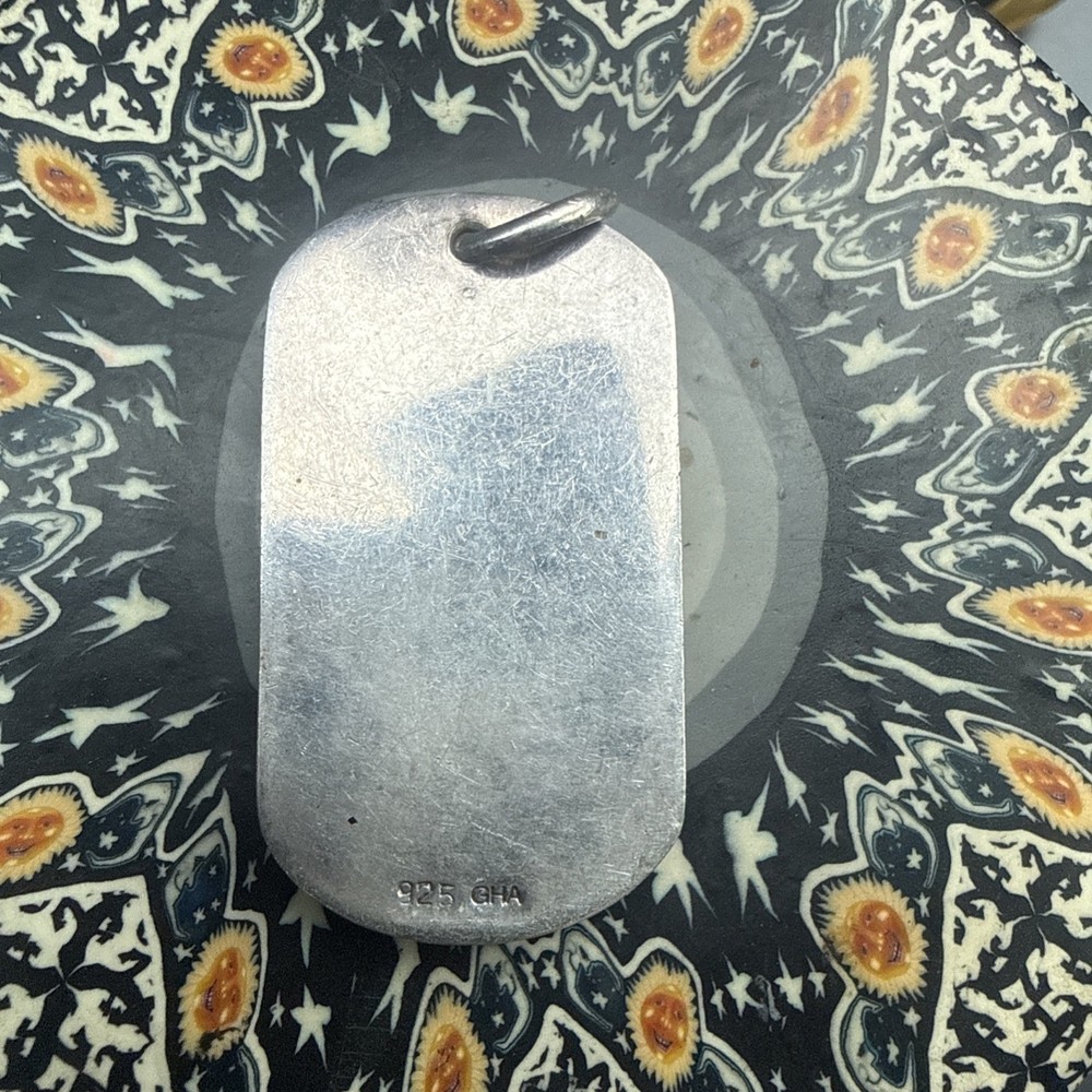 Grateful Dead Silver Pendant