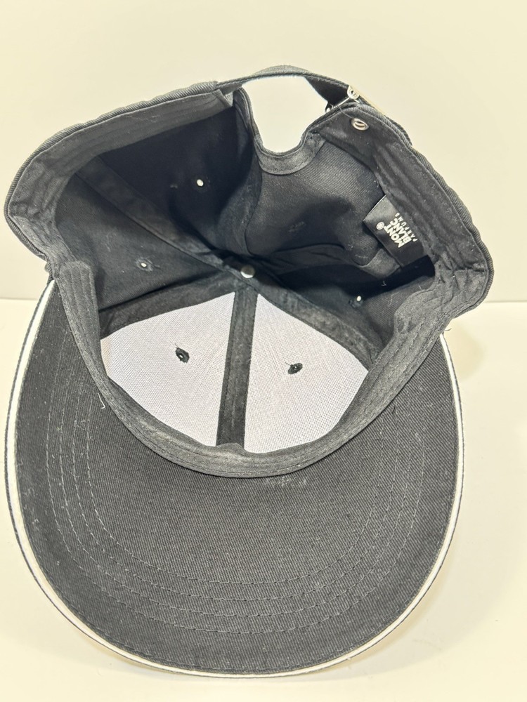 Montblanc Parfums Slideback Hat Black One Size Solid Adjustable Blank