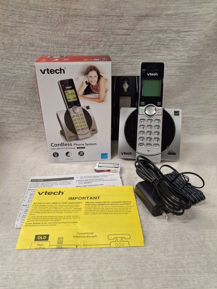 VTech CS6919 Cordless Phone System Call ID Call Waiting NEW!!